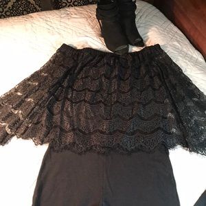Francesca’s Boutique Lace Shirt